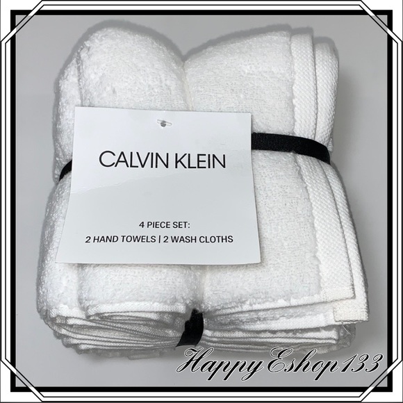 Calvin Klein Hand Towels & Wash Cloths Set,4-Piece - Picture 8 of 8